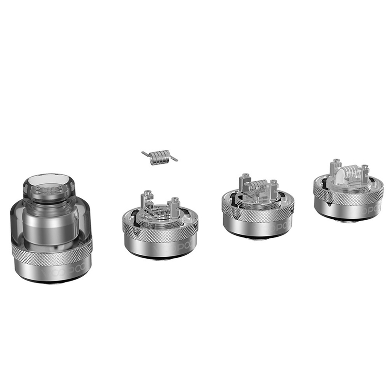 26 × 46.5 مم Voopoo Rta Pod Tank 2ml 510 Thread Pnp Tanks