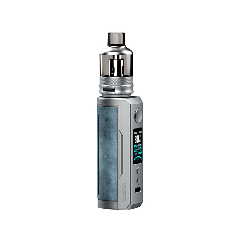 100w E Health Cigarette Starter Kit فردي 18650 21700 بطارية Tpp Pod Tank Voopoo Drag X Plus
