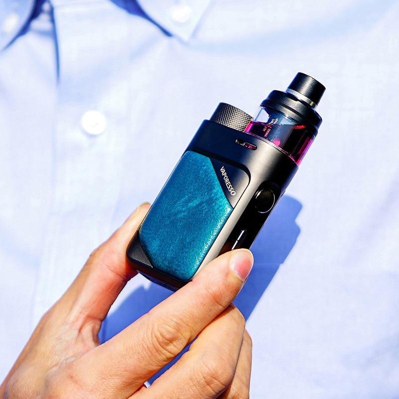 أجهزة السجائر Box Mod E Vaporesso Swag Px80 Pod Mod Kit Single 18650 Battery Gtx 0.2 0.3 Coil