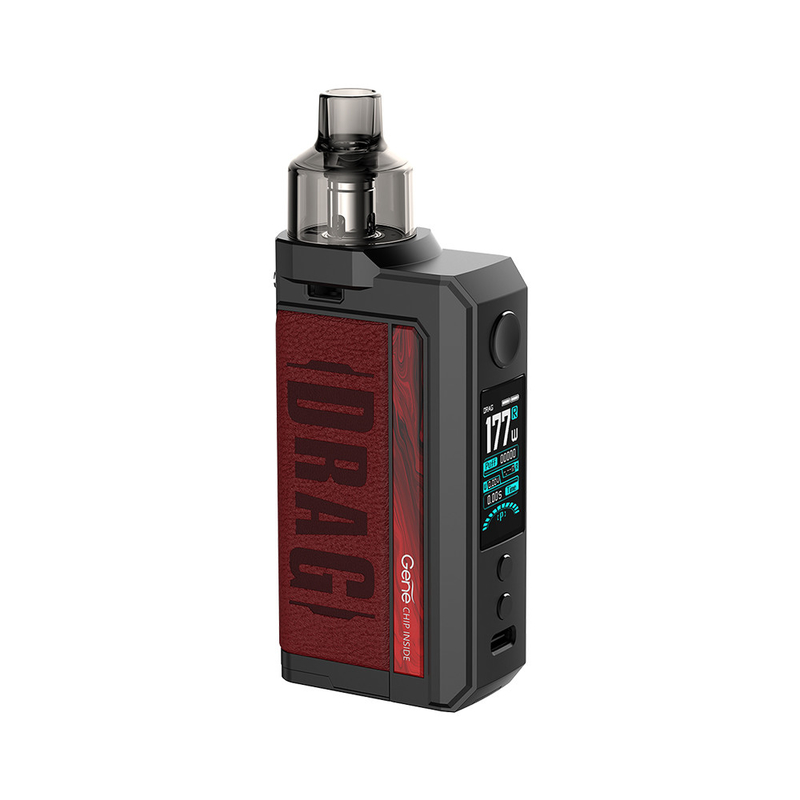 المزدوج 18650 Pod Mod 177w Box Mod Kits Pnp Coils Voopoo Drag Max بخار