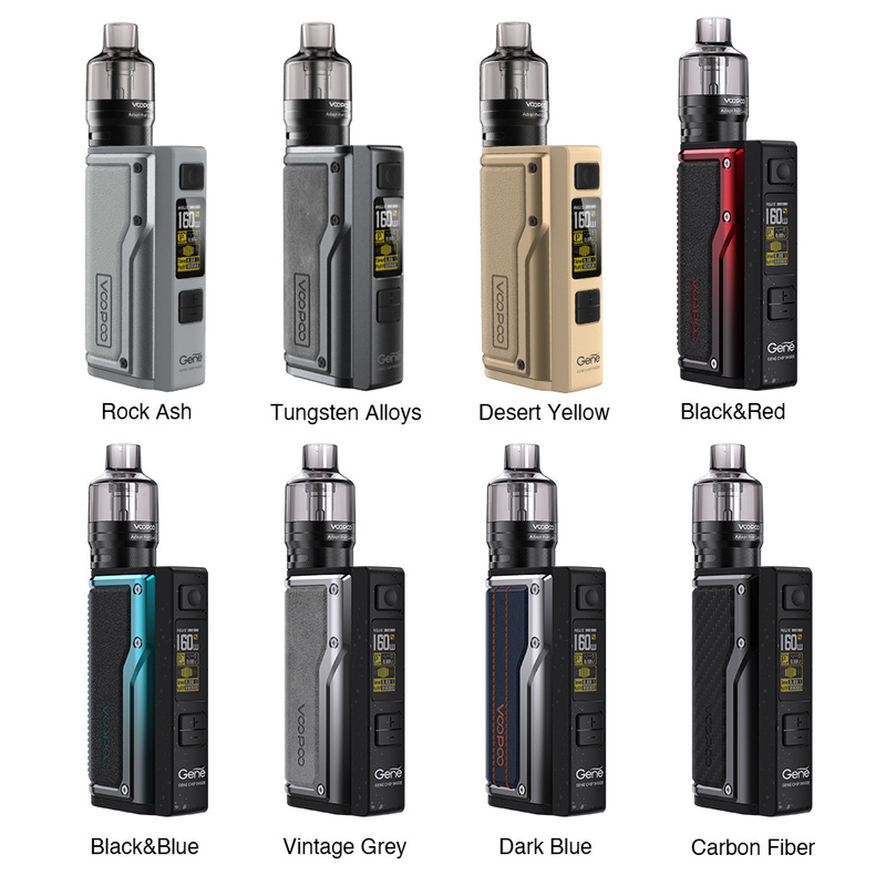 Argus Gt 160w بخار Mod Kits Dual 18650 Battery 4.5ml 2ml Tank Atomizer