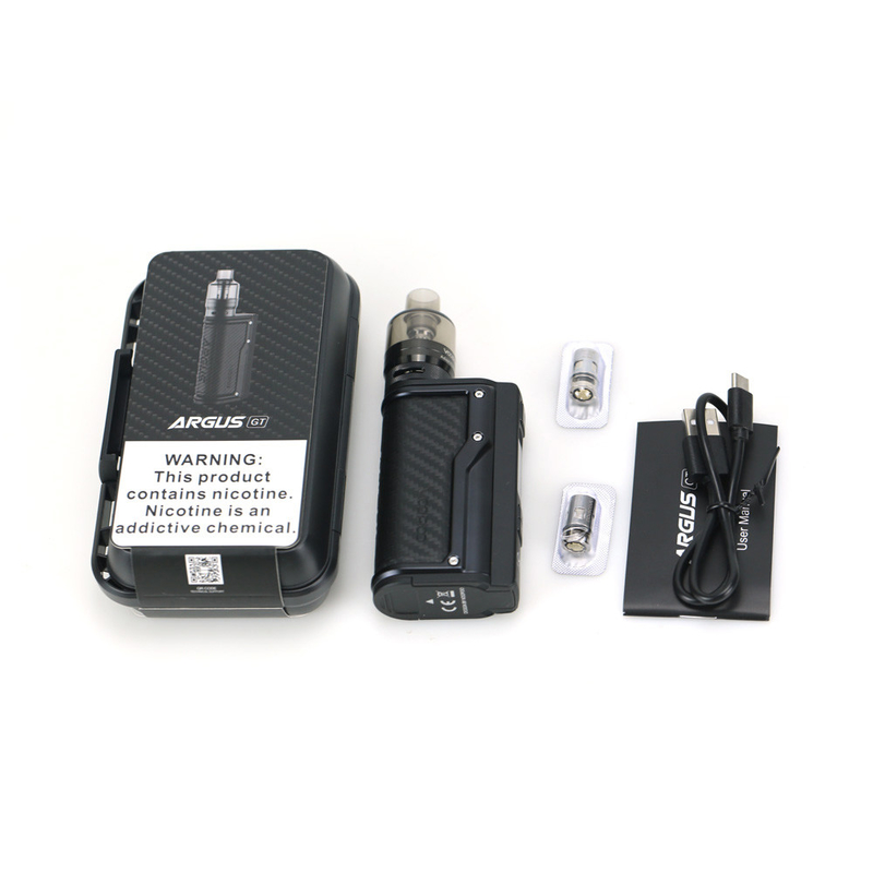 Argus Gt 160w بخار Mod Kits Dual 18650 Battery 4.5ml 2ml Tank Atomizer