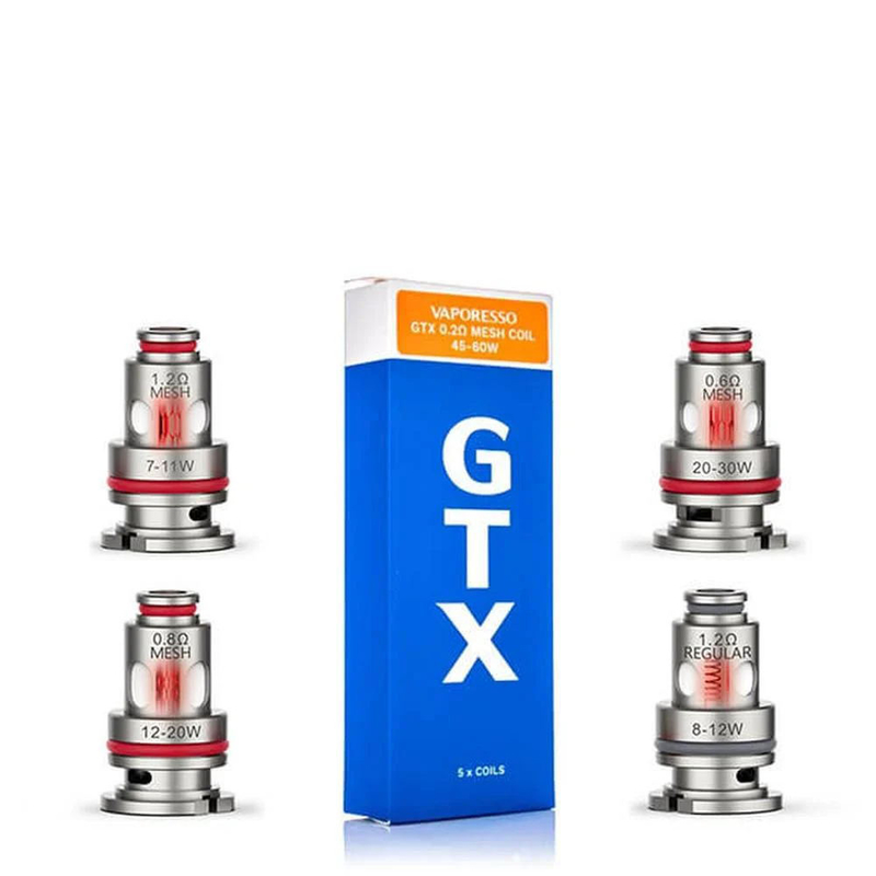 Vaporesso Gtx Coil 5pcs الهدف Pm80 Gtx استبدال لفائف شبكة بخار الأساسية 35 جرام