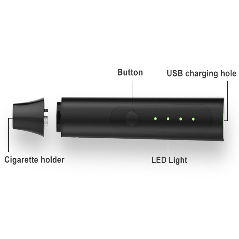 علبة هدية مبخر الأعشاب الجافة Hugo Vapor Delta Drying Vaporizer Kit 2200mah