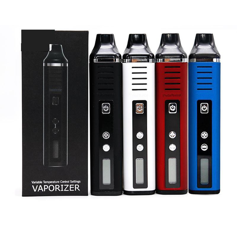 E Cigarette Dry Herb Vaporizer 2000mah Hugo Vapor Pathfinder تسخين سريع لمدة 60 ثانية