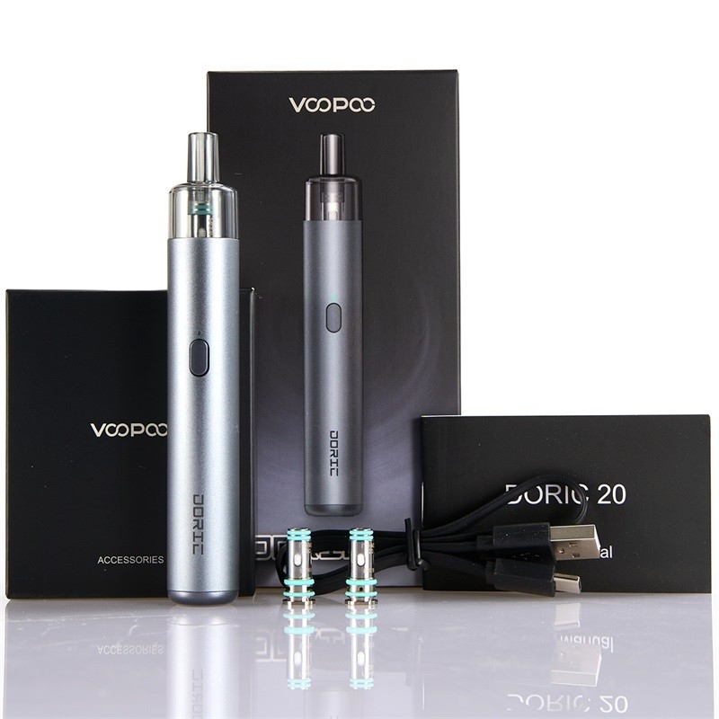 1500mah ITO لفائف قابلة لإعادة الملء جراب Voopoo Doric 20 2ml E Cigarette بخارr