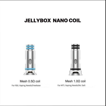 ملف استبدال Lelote Jellybox Nano لـ Rincoe Jellybox SE / Nano X / Air X Kit 1.0Ω / 0.5Ω
