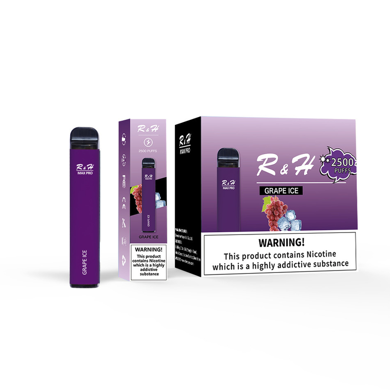 يمكن التخلص منها قرنة بخار Max Pro 8ml 950mah 2500 نفث 1.3ohm شبكة لفائف مجموعة المتاح