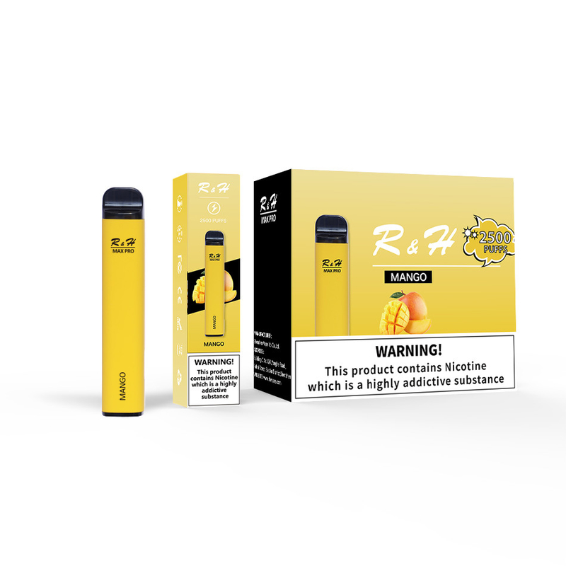 يمكن التخلص منها قرنة بخار Max Pro 8ml 950mah 2500 نفث 1.3ohm شبكة لفائف مجموعة المتاح