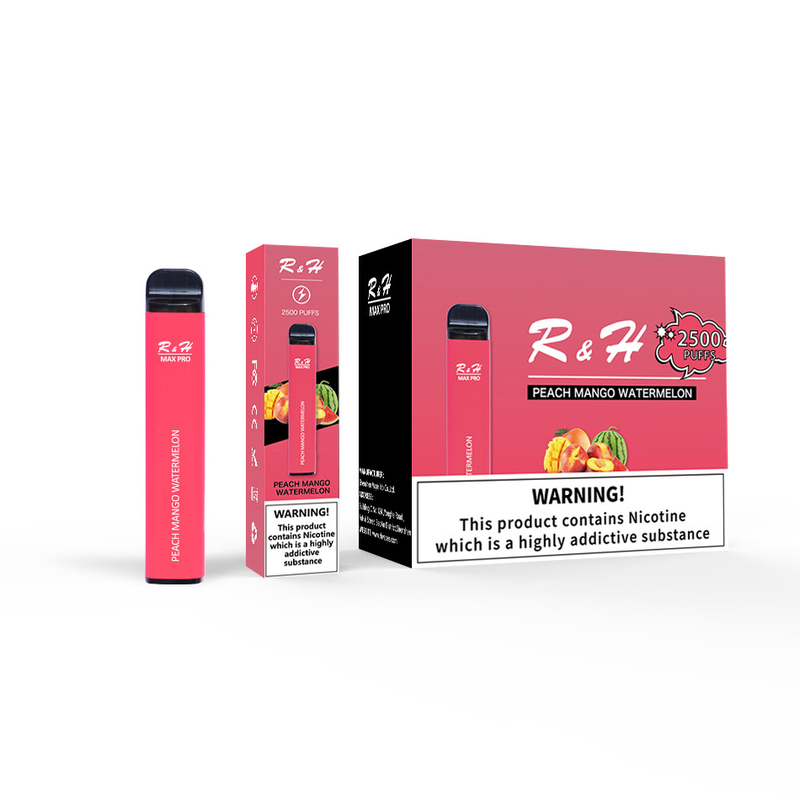 يمكن التخلص منها قرنة بخار Max Pro 8ml 950mah 2500 نفث 1.3ohm شبكة لفائف مجموعة المتاح