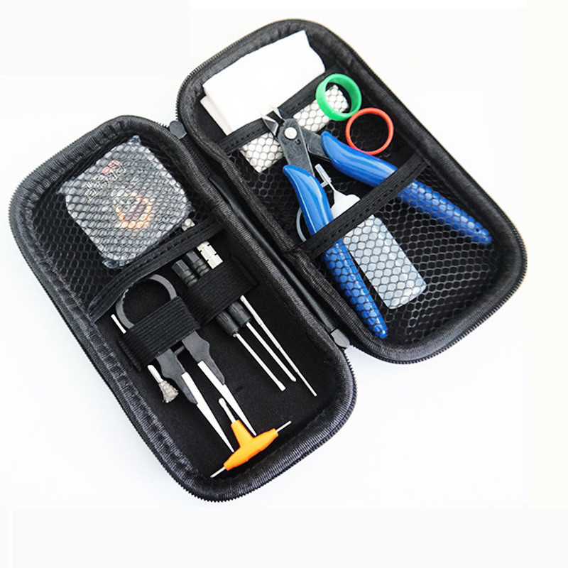 ملحقات السجائر الإلكترونية X6 بخار Tool Kit DIY Coil Building Tool Kit كماشة