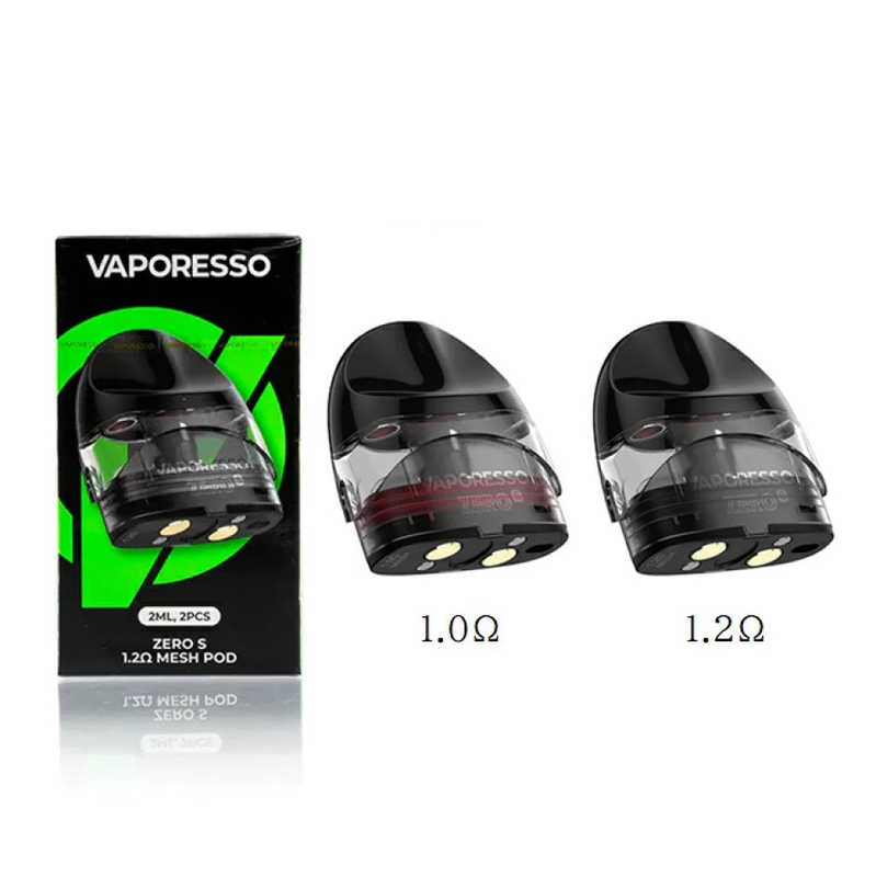 خرطوشة Vaporesso Zero S 2 مل 1.2ohm تعبئة علوية خراطيش MTL Vaping الفارغة