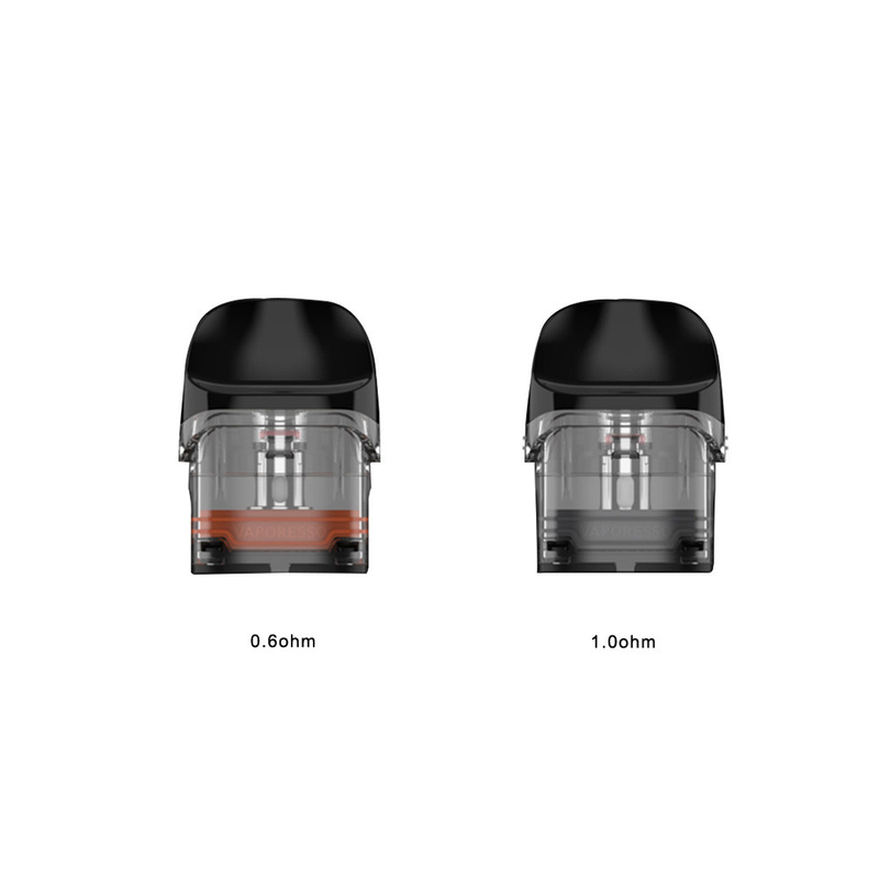 خراطيش جراب Vaporesso Luxe QS فارغة 2 مللي 0.6ohm 1.0ohm 4pcs لمجموعة Luxe QS Kit / Luxe Q Kit