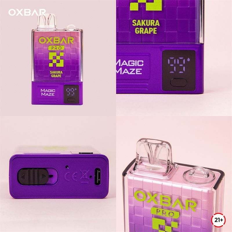 أوكسبار ماجيك لابيزين برو 10k تبخير إستخدام مرة واحدة 10000بوف 900mah 18ml سائل 5% علبة تبخير إستخدام مرة واحدة