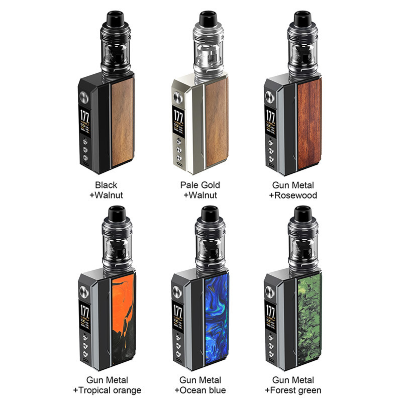 ووبو دراج 4 كيت 177w 4ml 5.5ml لجميع طوابق Pnp Uforce-L خزان مزدوج 18650 بطارية صندوق مجموعات