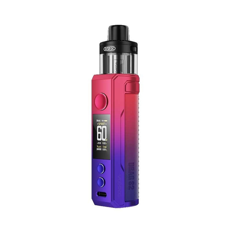 مجموعة Voopoo Drag s2 Pod Mod 60w مع PnP X Cartridge DTL / MTL 2500mAh 5ml