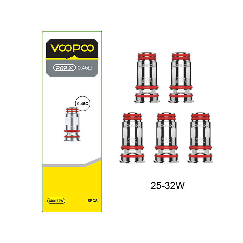 فوبو PnP X متبادل لفائف 5pcs / حزمة لأرجوس برو 2 كيت / سحب 5 كيت / Uforce-X خزان / دوريك 60 برو
