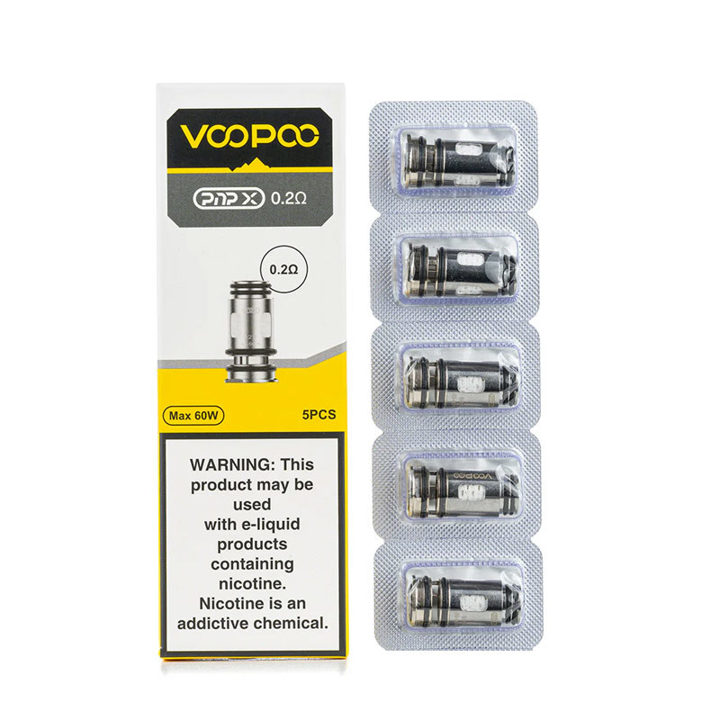 فوبو PnP X متبادل لفائف 5pcs / حزمة لأرجوس برو 2 كيت / سحب 5 كيت / Uforce-X خزان / دوريك 60 برو