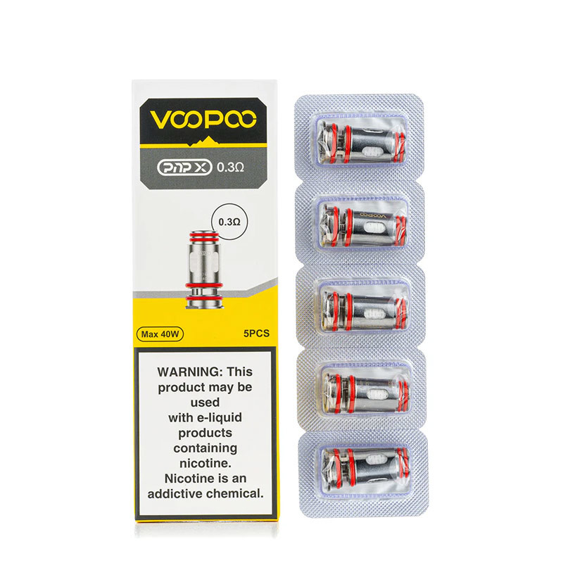 فوبو PnP X متبادل لفائف 5pcs / حزمة لأرجوس برو 2 كيت / سحب 5 كيت / Uforce-X خزان / دوريك 60 برو