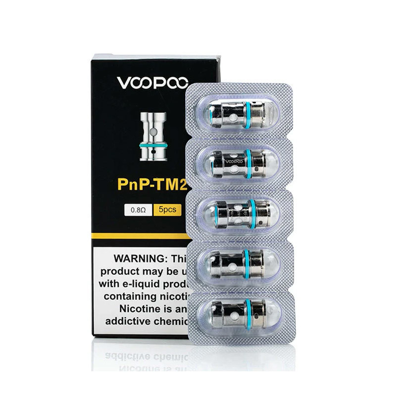 ملفات تعويض Voopoo PnP 5 قطعة/حزمة لـ Drag Baby/Mini/2/S/X,VINCI Series Kit,Argus Pro,PnP 20/22,V.SUIT