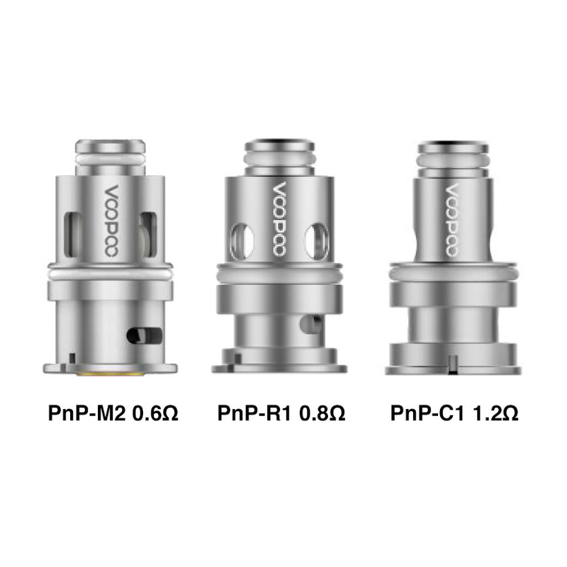 ملفات تعويض Voopoo PnP 5 قطعة/حزمة لـ Drag Baby/Mini/2/S/X,VINCI Series Kit,Argus Pro,PnP 20/22,V.SUIT